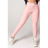 Legging Athleisure Rosa Canelado Hipkini