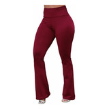 Legging Bailarina Boca Larga Em Suplex Para Caminhada Yoga