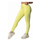 Legging Hipkini Jtc Amarela Com Silk Lateral