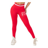 Legging Vermelha Hipkini Favorite Cintura Alta Fitness