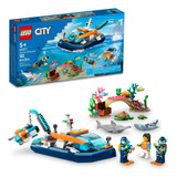 Lego City Barco De Mergulho Explorador 60377