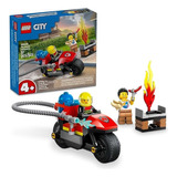 Lego City Motocicleta Dos Bombeiros - 60410