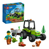 Lego City Trator Verde Com Carretinha No Parque 60390