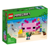 Lego Minecraft 21247 A Casa Do Axolotl - Quantidade De Peças 242