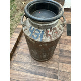 Leiteira Grande Antiga Latao De Leite