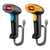 Leitor Código De Barras Com Fio Usb 1d2d Qr Code Danfe Ean Cor Preto 127/220v