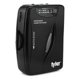 Leitor De Cassetes Estéreo Portátil Tyler Tcp-02 - Slim 7x