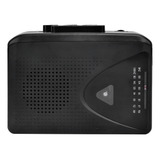 Leitor De Cassetes Portátil Com Rádio Am/fm E Conector De 3,