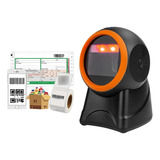 Leitor De Código De Barras 1d/2d Qr Code Scanner De Mesa Cor Preto 110v/220v
