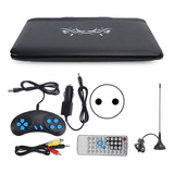 Leitor De Dvd De 13,9 Polegadas, Display Lcd, Tv Evd Portáti