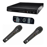 Leitor De Dvd Karaoke Mondial D-20 Preto Com Usb E Mp3