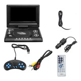 Leitor De Dvd Portátil 7,8 Polegadas Tela Lcd Giratória De