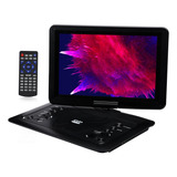 Leitor De Dvd Portátil Yoohoo, Tela Lcd De 14,1 Polegadas Pa