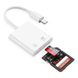 Leitor Lightning Multi-cartao Para Repasse De Arquivos Sd