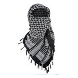 Lenço Shemagh Militar Keffieh Tático 110x110cm 100% Algodão