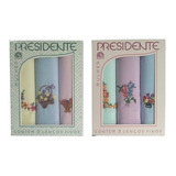 Lenços Femininos Presidente Kit Com 2 Caixas Cor Coloridos