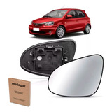 Lente C/ Base Quadrada Retrovisor Etios 14/21 Eletrico