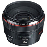 Lente Canon Ef 50mm F/1.2l Usm 1.2 L Nova Zero! À Vista 7790