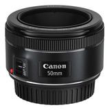 Lente Canon Ef 50mm F/1.8 Stm Cor Preto