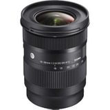 Lente Contemporânea Sigma 16-28mm F/2.8 Dg Dn (sony E-mount) Cor Preto Tipo De Montagem E-mount