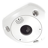 Lente De Imersão De Câmera Ip Fisheye Com Mapa Térmico De 12 Megapixels