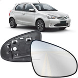 Lente Espelho Retrovisor Elétrico Etios 2014 A 2023 Direito