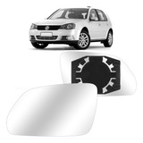 Lente Espelho Retrovisor Golf 2007 A 2011 - Lado Esquerdo