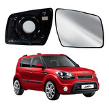 Lente Espelho Retrovisor Kia Soul 09/14 - Ld C/ Base Convexo