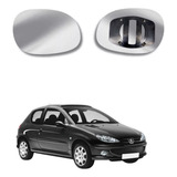 Lente Espelho Retrovisor Peugeot - 206 - Direito Com Base