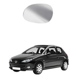 Lente Espelho Retrovisor Peugeot - 206 - Esquerdo Sem Base