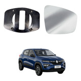 Lente Espelho Retrovisor Renault Kwid + Base Direito Convexo