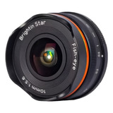 Lente P/ Sony Ultra Wide Fisheye 10mm F5.6 E Mount