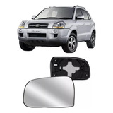 Lente Retrovisor C/base Eletrica Tucson 2005/2016 Esquerdo