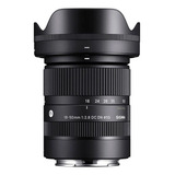 Lente Sigma 18-50mm F2.8 Dc Dn Para Canon Rf Black Color
