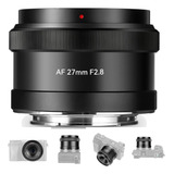 Lente Sony 27mm F2.8 Autofoco Aps-c 7 Artisans E-mount