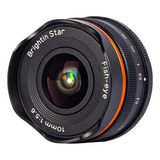 Lente Ultra Wide Panasonic/olympus M4/3 Fisheye 10mm F5.6