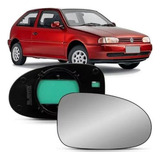 Lente Vidro Retrovisor C/ Base Gol G2 95 A 99 Parati Saveiro