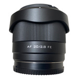 Lente Viltrox 20mm F2.8 Full-frame Sony E-mount Bolsa C/ Nfe