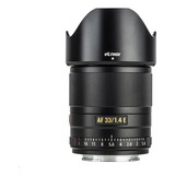 Lente Viltrox 33mm F1.4 Sony Cor Preto Tipo De Montagem E-mount