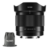 Lente Viltrox Af 20mm F/2.8 Fe Fullframe - Sony E-mount