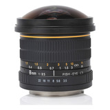 Lente Vivitar Fisheye Ultra 8mm F/22-f/3.5 Aps-c.