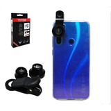 Lente Zoom Universal Celular Kit 3 Lentes Olho De Peixe