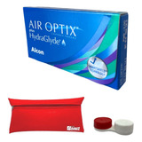Lentes De Contato Air Optix Hydraglyde Alcon + Brinde