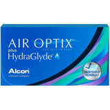 Lentes De Contato Air Optix Plus Hydraglyde - Mensal Grau Esférico -0.25 Miopia
