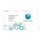 Lentes De Contato Biomedics 55 Evolution Grau Esférico -3.25 Miopia