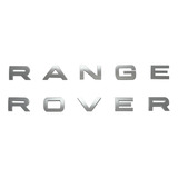 Letras Emblema Rand Rover Capo Ou Mala Prata Fosco