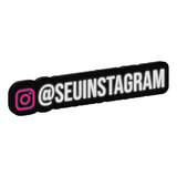 Letreiro Luminoso Personalizado Seu Instagram