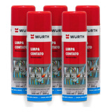 Limpa Contato Spray Eletro Eletronico Removedor Wurth - 5 Un