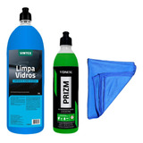 Limpa Vidro Desengordurante Prizm Flanela De Vidro Vonixx