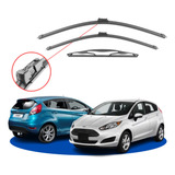Limpador De Parabrisa Silicone Chuva New Fiesta 2012 A 2023